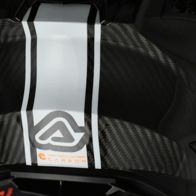 Capacete Acerbis Airstrike-C Carbono Laranja