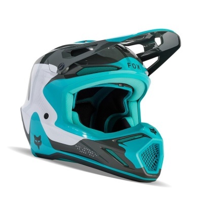 Capacete Fox V3 Revise Turquesa
