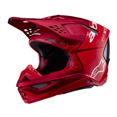 Capacete Alpinestars Supertech M10 Flood Vermelho