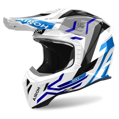 Capacete Airoh Aviator Ace 2 Ground  Azul