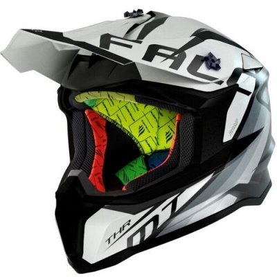 Capacete MT Falcon THR Matt Cinza