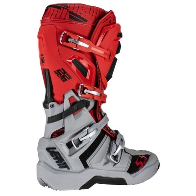 Botas Leatt 5.5 Flexlock Enduro Vermelho Cinza