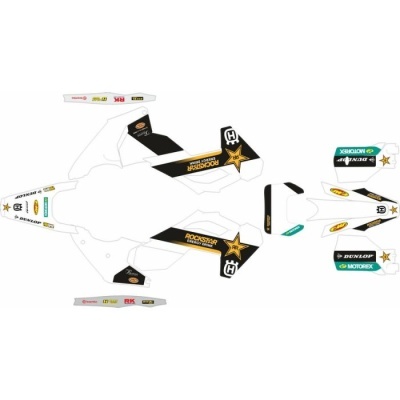 Kit Autocolantes Completo  Husqvarna TE/FE 24-25 Rockstar