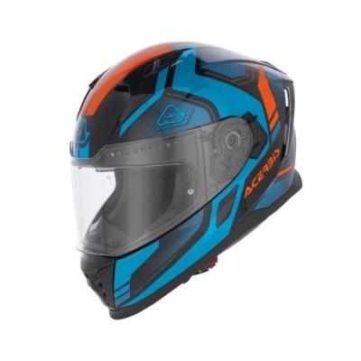 Capacete Acerbis X-WAY  Azul Laranja
