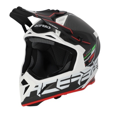 Capacete Acerbis Steel Carbon Vermelho