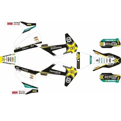 Kit Autocolantes Completo Rockstar Husqvarna FC/TC 19-