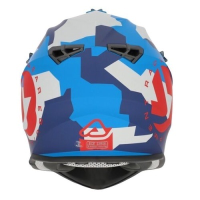 Capacete Acerbis Linear  22-06  Azul Vermelho
