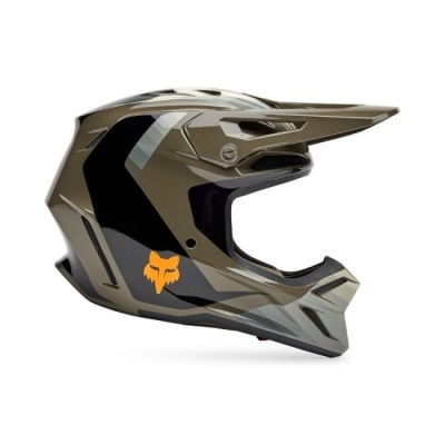 Capacete Fox V3 Fade castanho