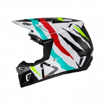 Capacete Leatt 8.5 2023 Tiger Com Oculos