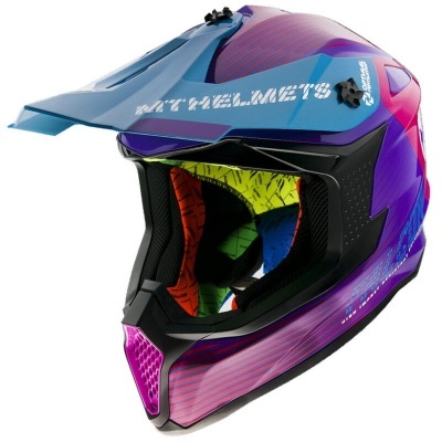 Capacete MT Falcon System Rosa