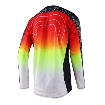 Camisola Troy Lee Designs SE PRO air richter Preto Vermelho
