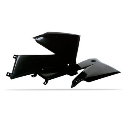 Peças de plástico preto brilhante para veículo ou maquinaria