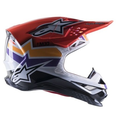 Capacete Alpinestars Supertech S-M10 TLD Edition 23 vermelho