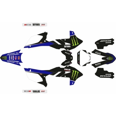 Kit Autocolantes Yamaha YZ 250 F 24 YZ 450 F 23-24  Monster Edition