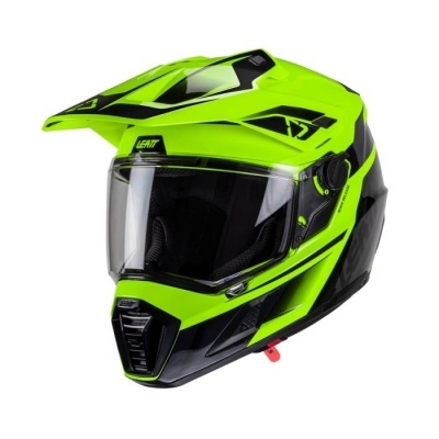 Capacete Leatt Adventure 8.5 Amarelo com oculos