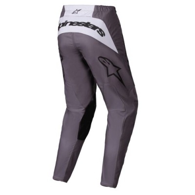 Calças desportivas cinzentas com logótipo Alpinestars em branco e preto