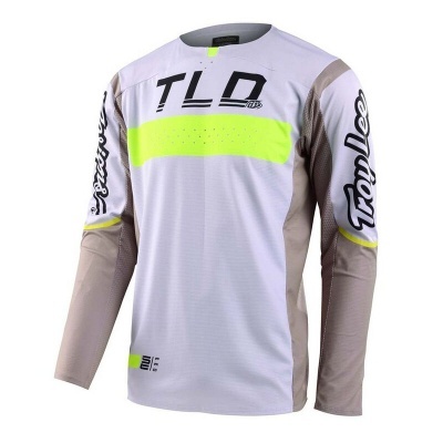Camisola Troy Lee Designs SE PRO Grid amarelo cinza