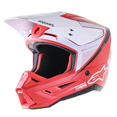 Capacete Alpinestars S-M5 Rayon Vermelho matte