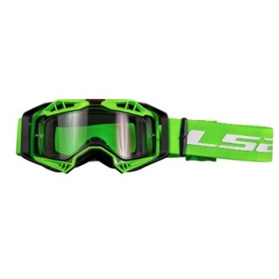 OCULOS LS2 AURA VERDE VISOR TRANSPARENTE