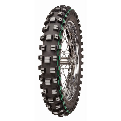 Mitas XT-754 Super Light 120/90/18 Tire Green Stripe