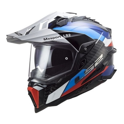 Capacete LS2 MX701 C Explorer Frontier Preto/Azul
