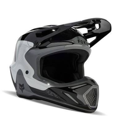 Capacete Fox V3 Revise Preto/Cinza
