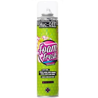 Muc-Off Fresh Foam 400 ML Limpa interior Capacetes , Botas