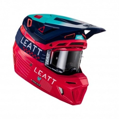 Capacete Leatt 8.5 2023 Vermelho Com Oculos