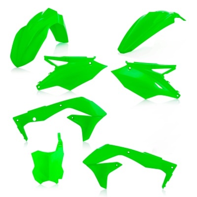 Plásticos RACEPRO Kawasaki KX 450F 2016-18 verde neon
