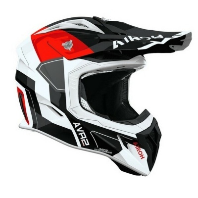Capacete AIROH AVIATOR ACE 2 Shild Vermelho