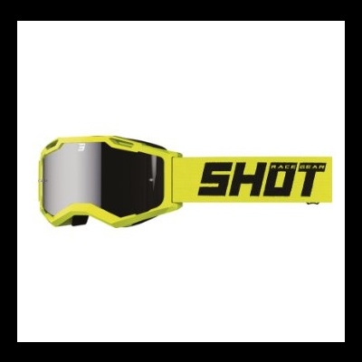 Oculos ASSAULT 2.0 SOLID Amarelo Neon  Brilho SHOT (LENTE ESPELHADA)