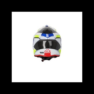 Capacete de motociclismo colorido com visor refletivo