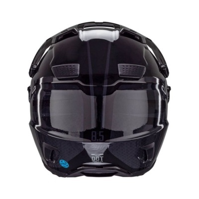 Capacete Leatt Adventure 8.5 Preto com oculos
