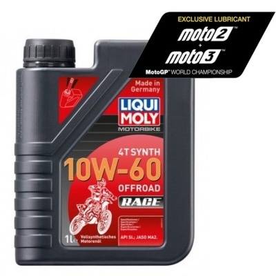 1L óleo Liqui Moly 100% sintético 4T Synth 10W-60 Off road Race 3053