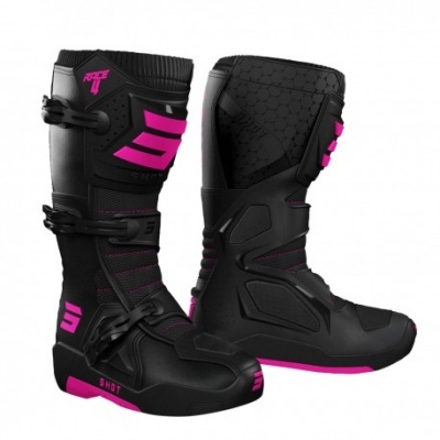 BOTAS SHOT RACE 4 Preto Rosa