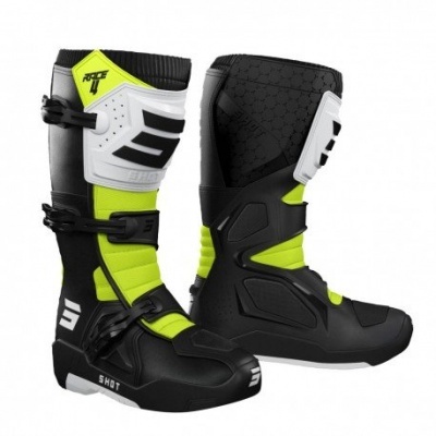 BOTAS SHOT RACE 4 Preto Amarelo