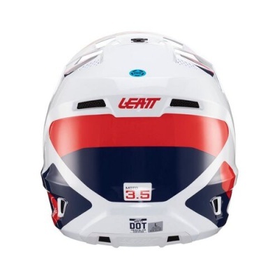 Capacete Leatt 3.5 V24 Com Oculos Azul/Vermelho