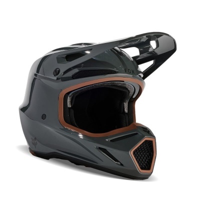 Capacete Fox V3 RS Carbono Solid Cinzento