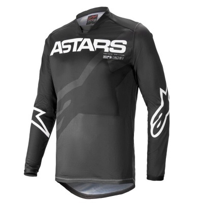 Camisola Alpinestars Racer Braap Preto/Branco