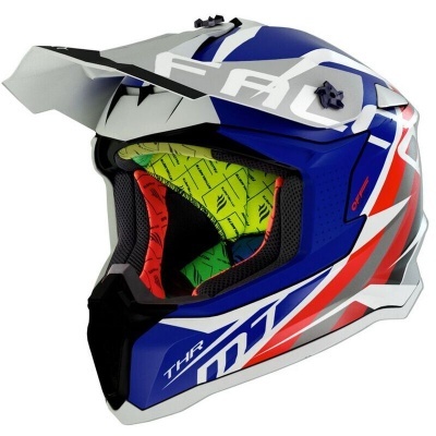 Capacete MT Falcon THR Azul
