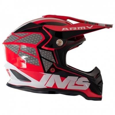CAPACETE IMS ARMY 22 Vermelho