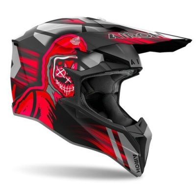 Capacete AIROH WRAAP Cyber Vermelho