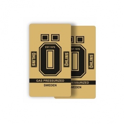 Autocolantes Suspensão Ohlins Preto