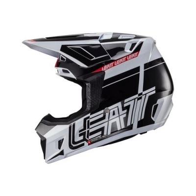 Capacete Leatt 7.5 V24 Com Oculos Preto/Branco