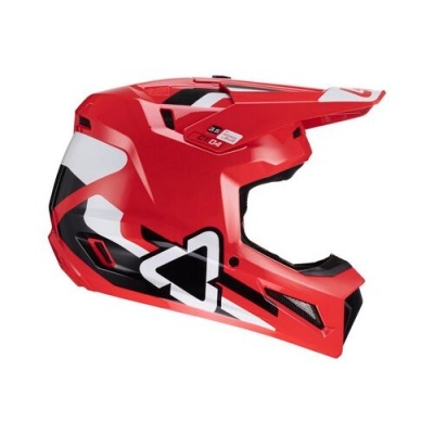 Capacete Leatt 3.5 V24 Com Oculos Vermelho