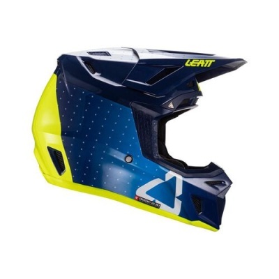 Capacete Leatt 8.5 V24 Com Oculos Azul