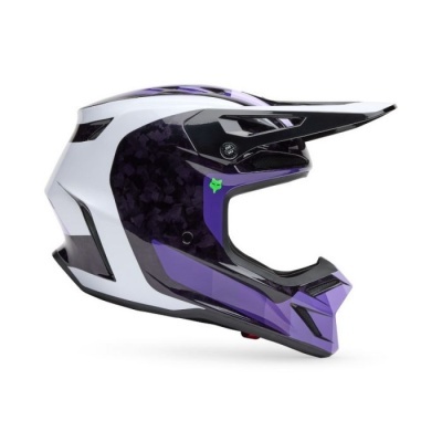 Capacete Fox V3 RS Grid Purpura