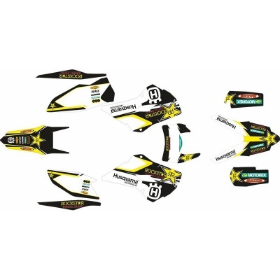 Kit Autocolantes Completo Rockstar Husqvarna FE/TE 2014