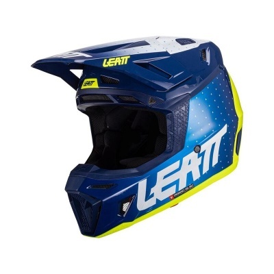 Capacete Leatt 8.5 V24 Com Oculos Azul