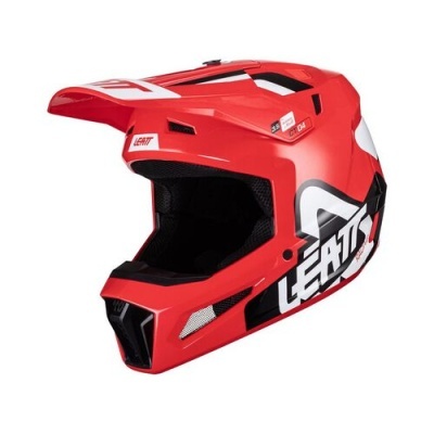 Capacete Leatt 3.5 V24 Com Oculos Vermelho